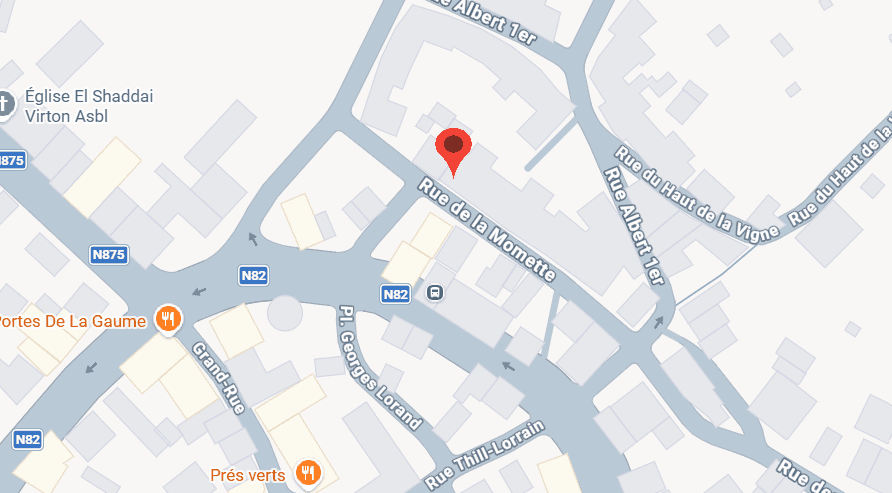 Carte de localisation Cognie
